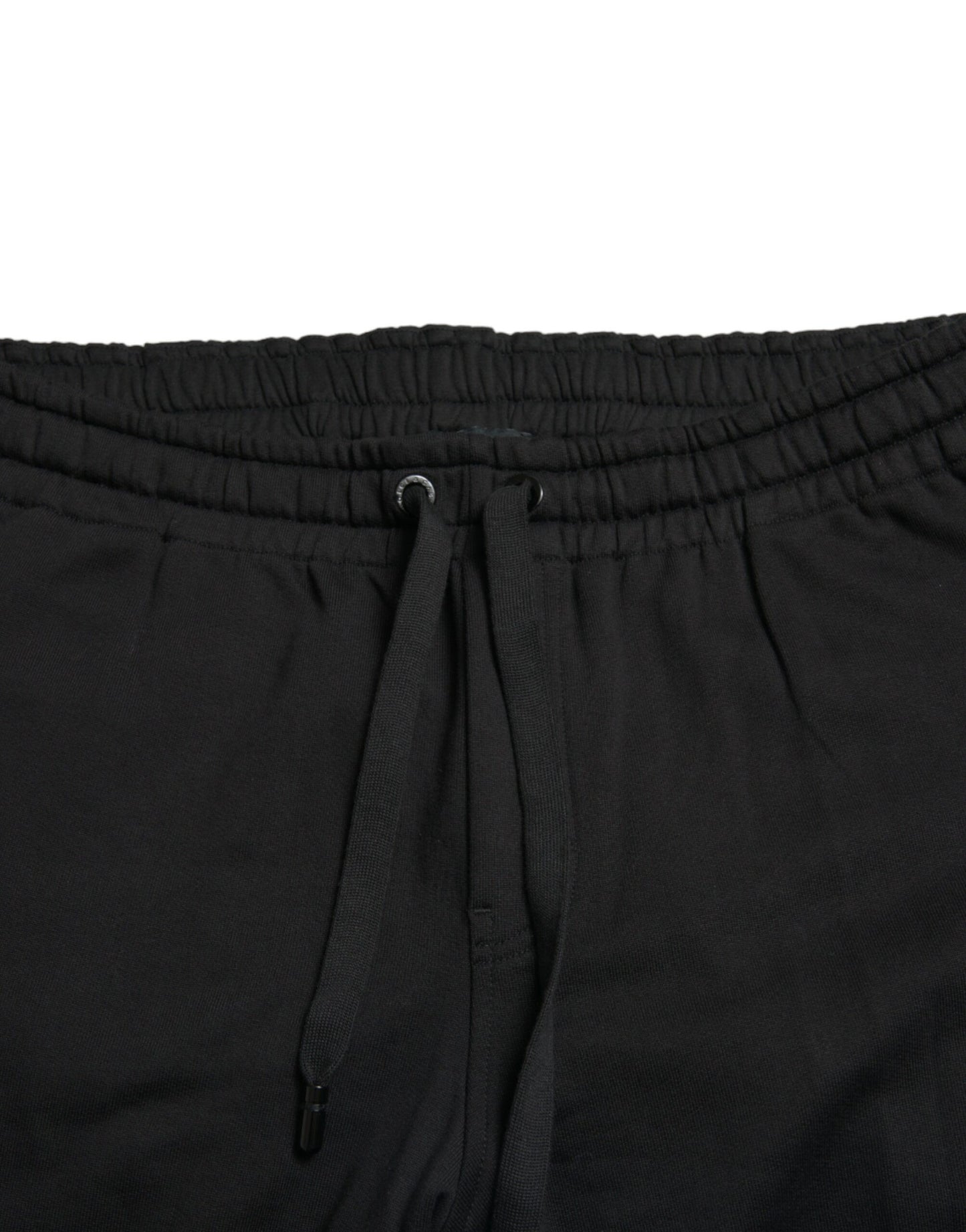 Pantalones jogger elegantes de algodón negro de Dolce &amp; Gabbana