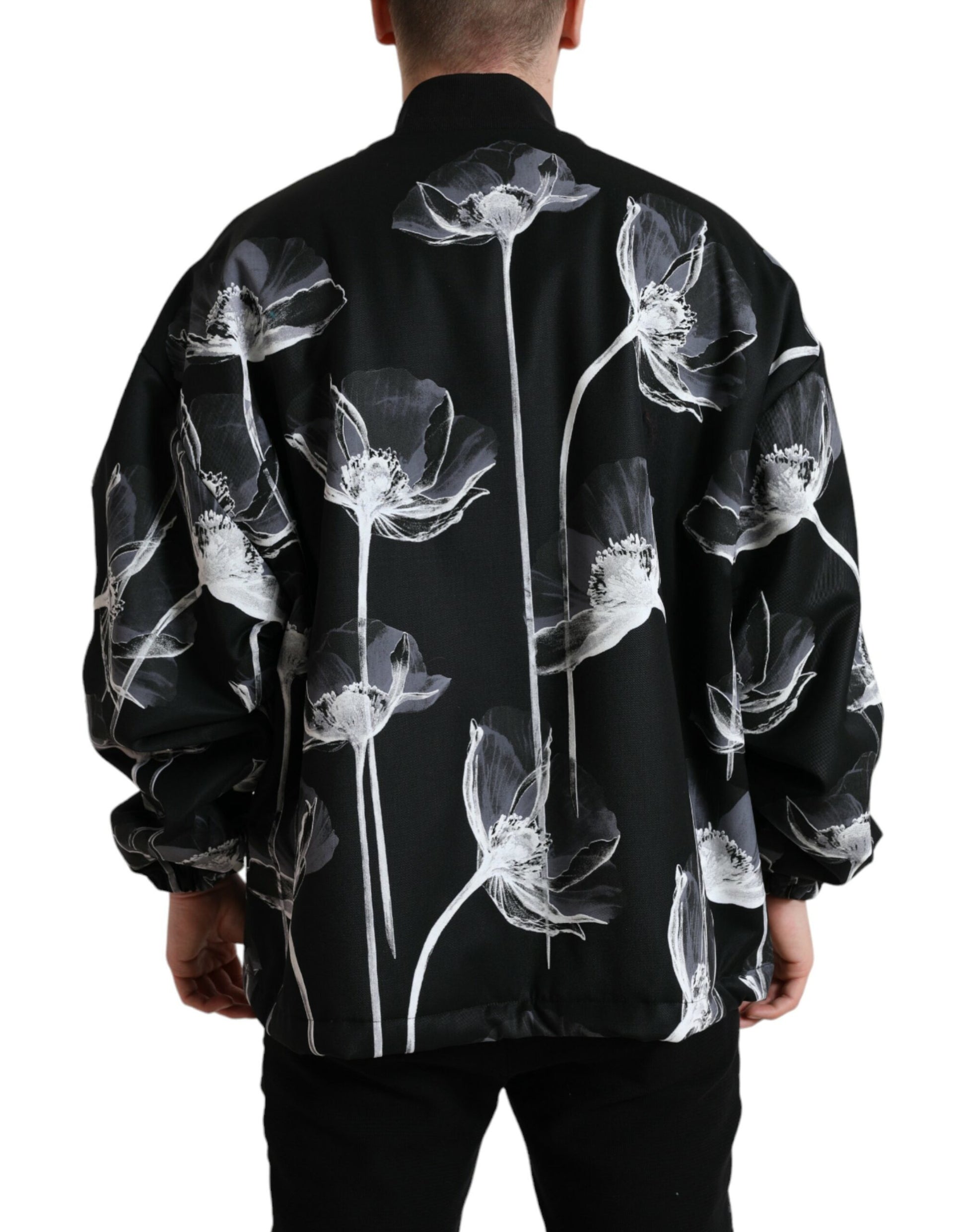 Chaqueta bomber elegante con estampado floral de Dolce &amp; Gabbana