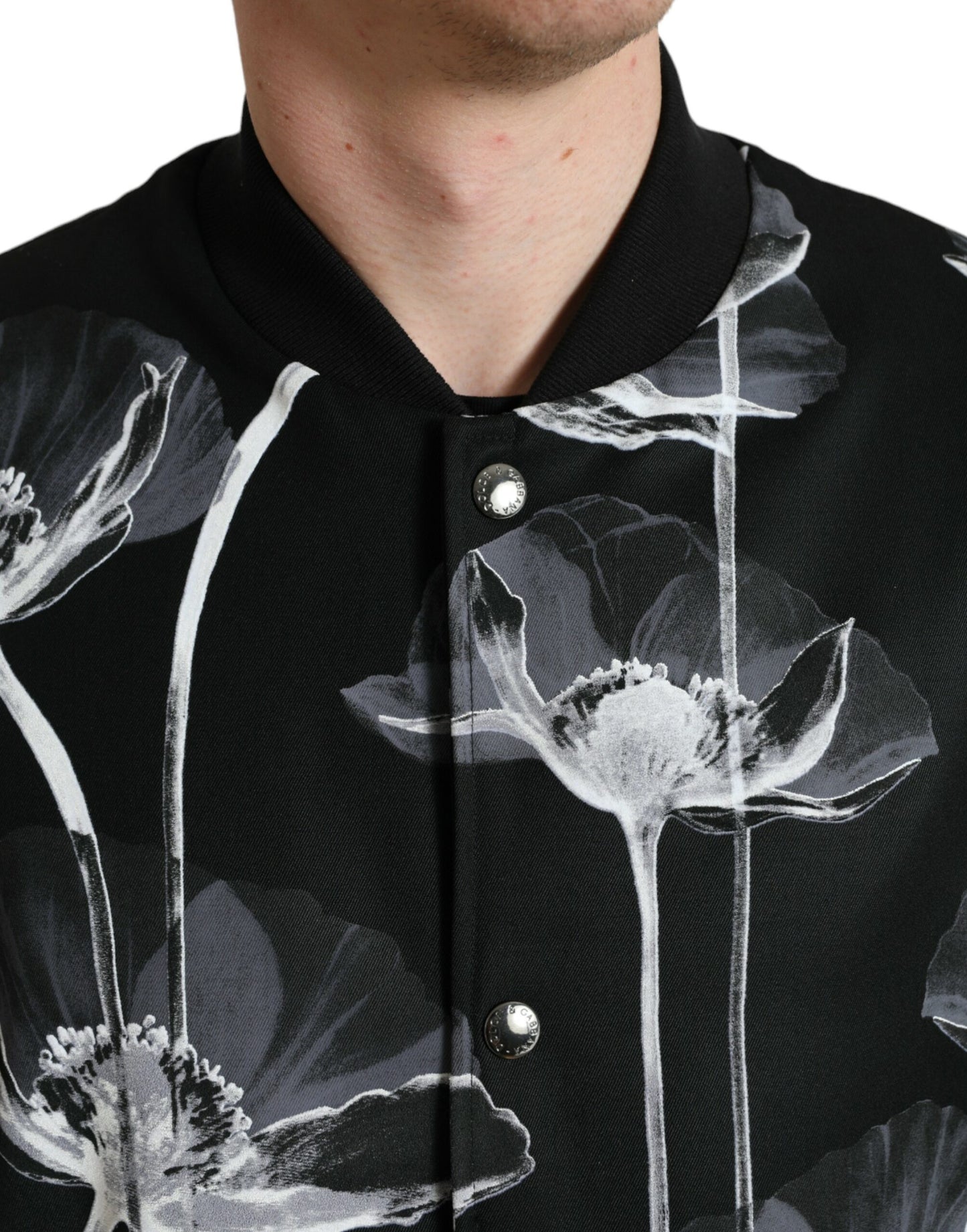 Chaqueta bomber elegante con estampado floral de Dolce &amp; Gabbana