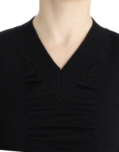 Costume National Elegant V-Neck Lightweight Sweater