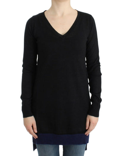 Costume National Elegant V-Neck Lightweight Sweater