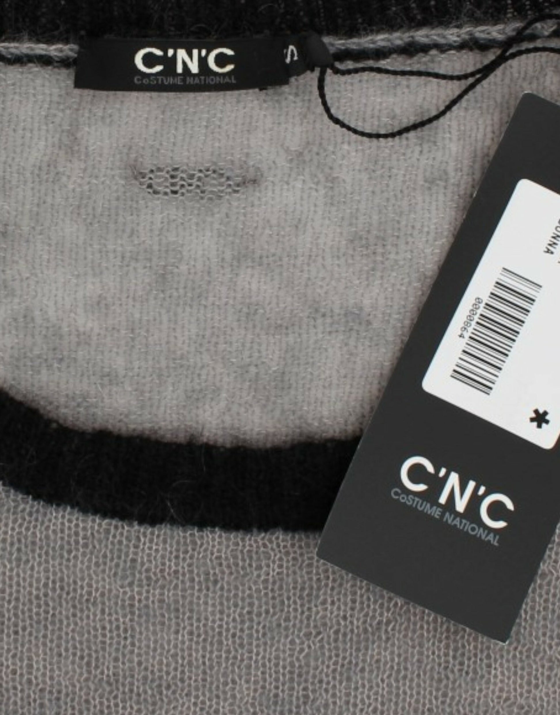 Costume National Chic Asymmetric Embellished Knit Sweater