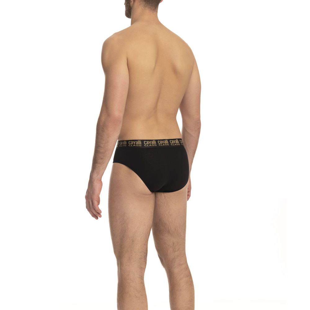 Calzoncillos de algodón negros para hombre Cavalli Class