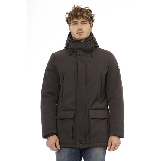 Chaqueta de poliéster marrón para hombre Baldinini Trend