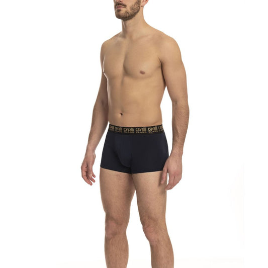 Bóxer de algodón azul para hombre Cavalli Class
