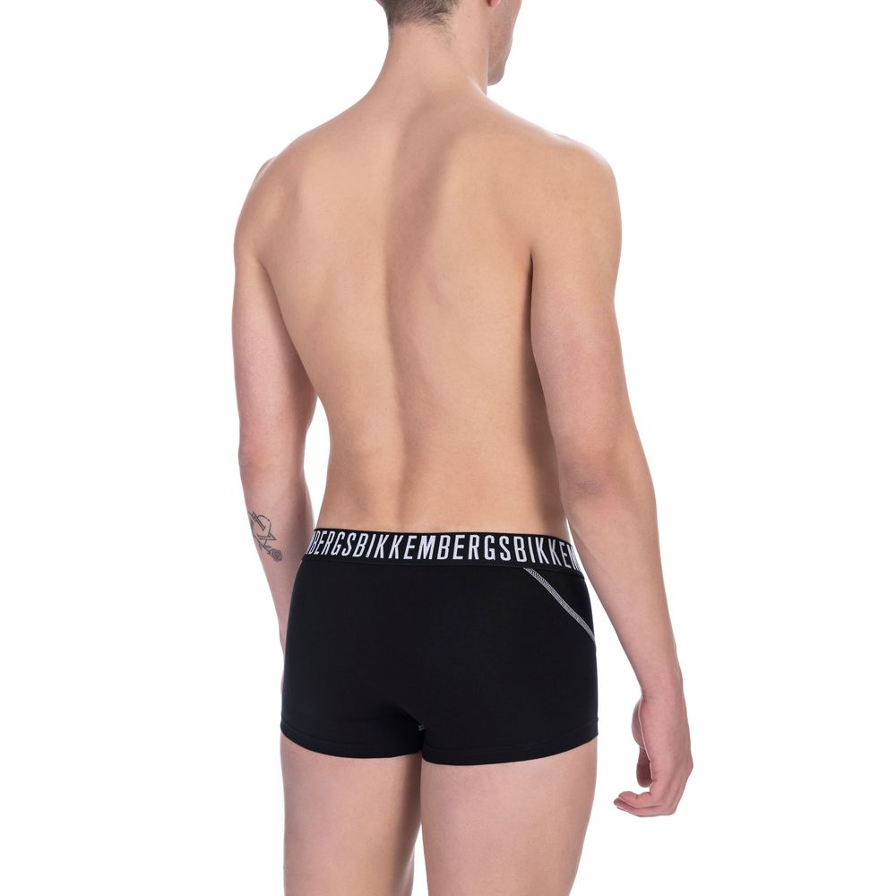 Pack de ropa interior tipo baúl de algodón negro para hombre de Bikkembergs