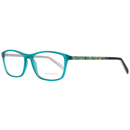 Gafas de sol de diseño Emilio Pucci con montura completa en color verde vibrante