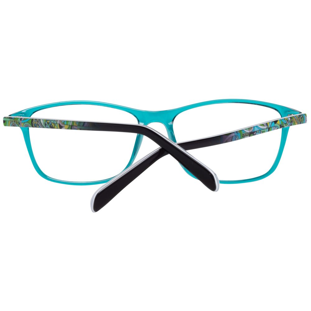 Gafas de sol de diseño Emilio Pucci con montura completa en color verde vibrante