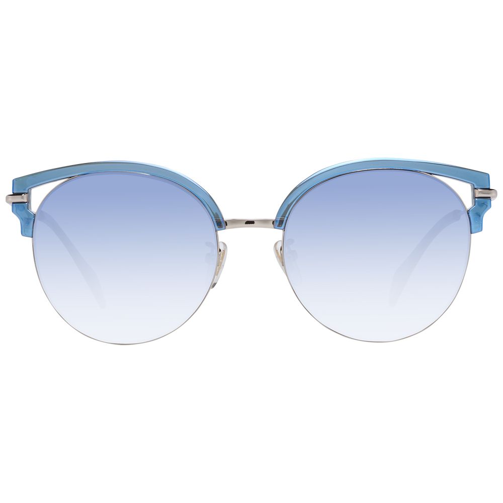 Police Chic Blue Gradient Butterfly Sunglasses