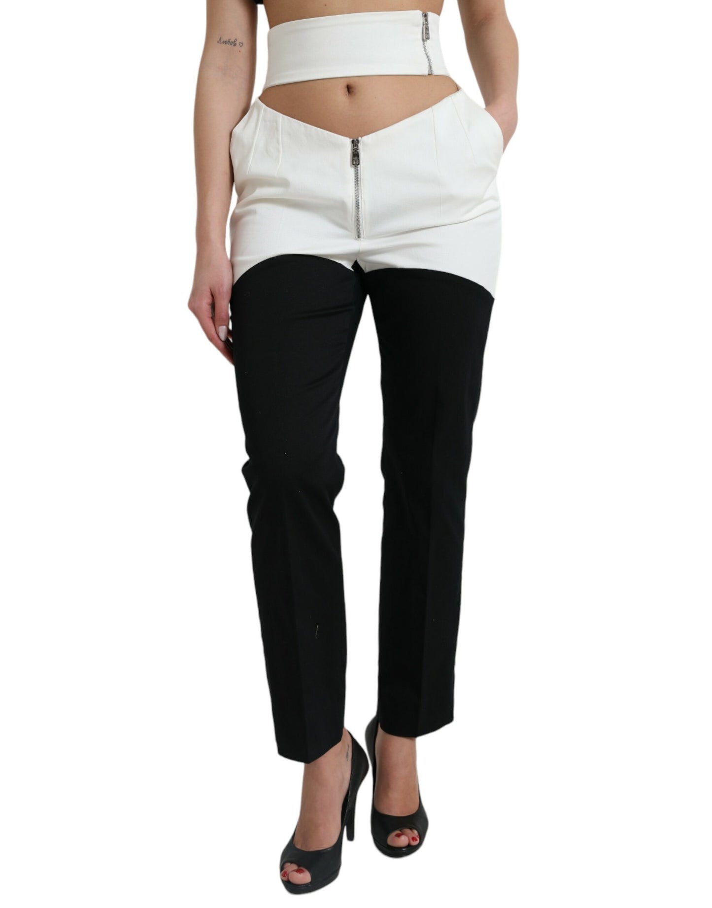 Dolce & Gabbana High Waist Tapered Chic Pants