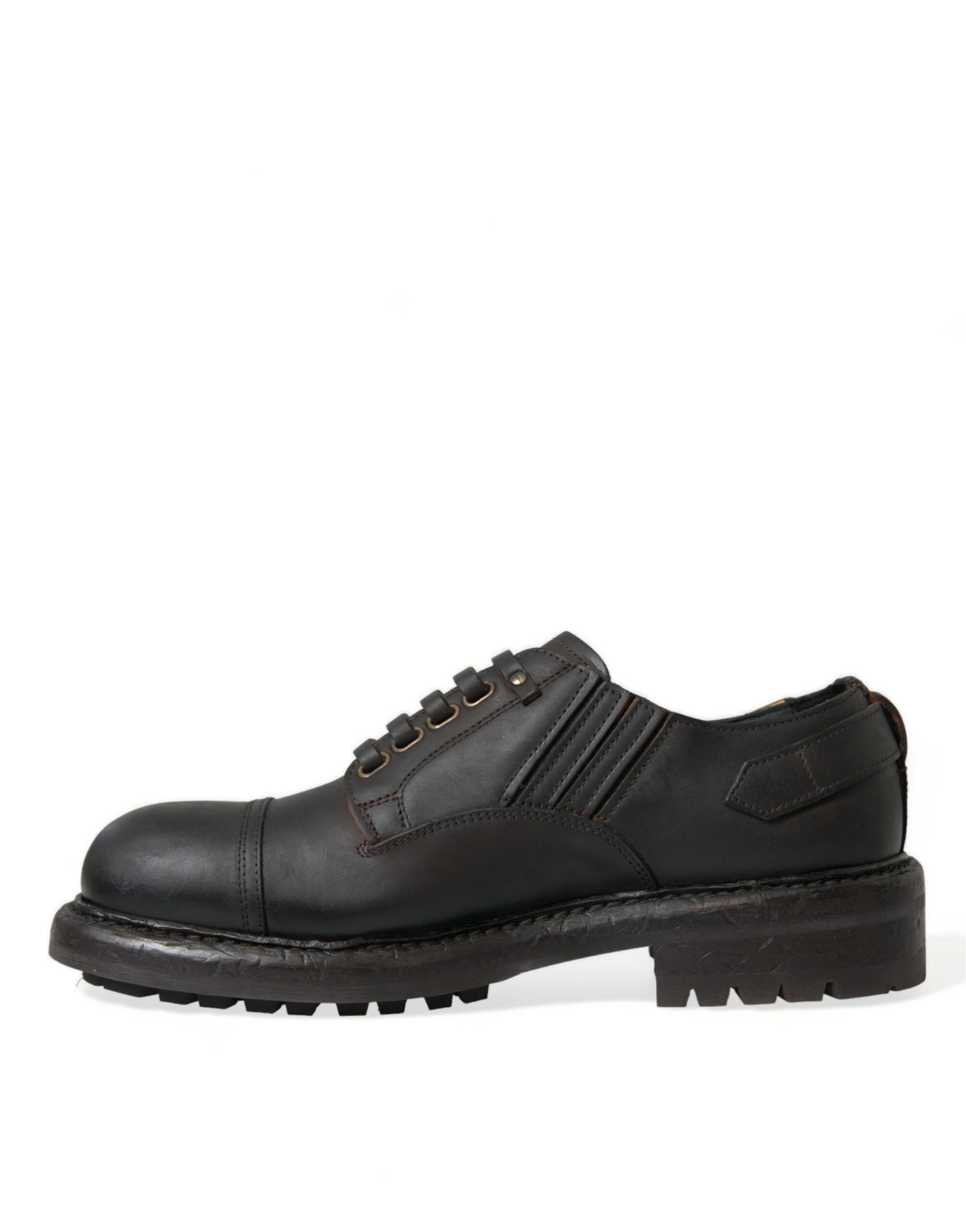 Zapatos de vestir Derby elegantes de cuero para hombre de Dolce &amp; Gabbana