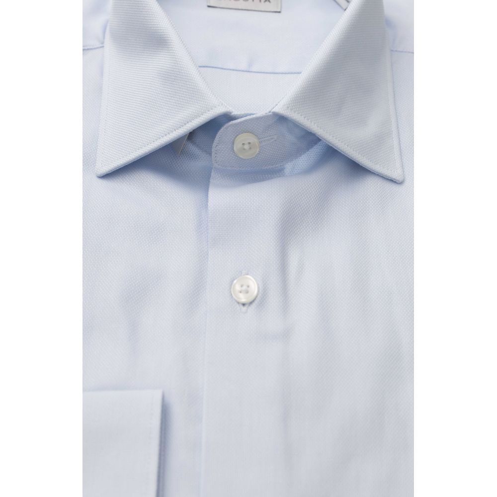 Camisa de algodón azul claro para hombre de Bagutta
