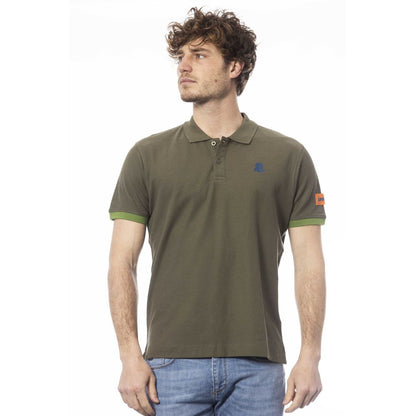 Polo de algodón verde Invicta para hombre