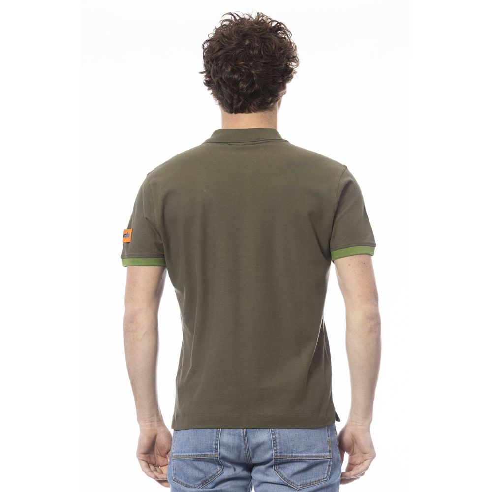 Polo de algodón verde Invicta para hombre