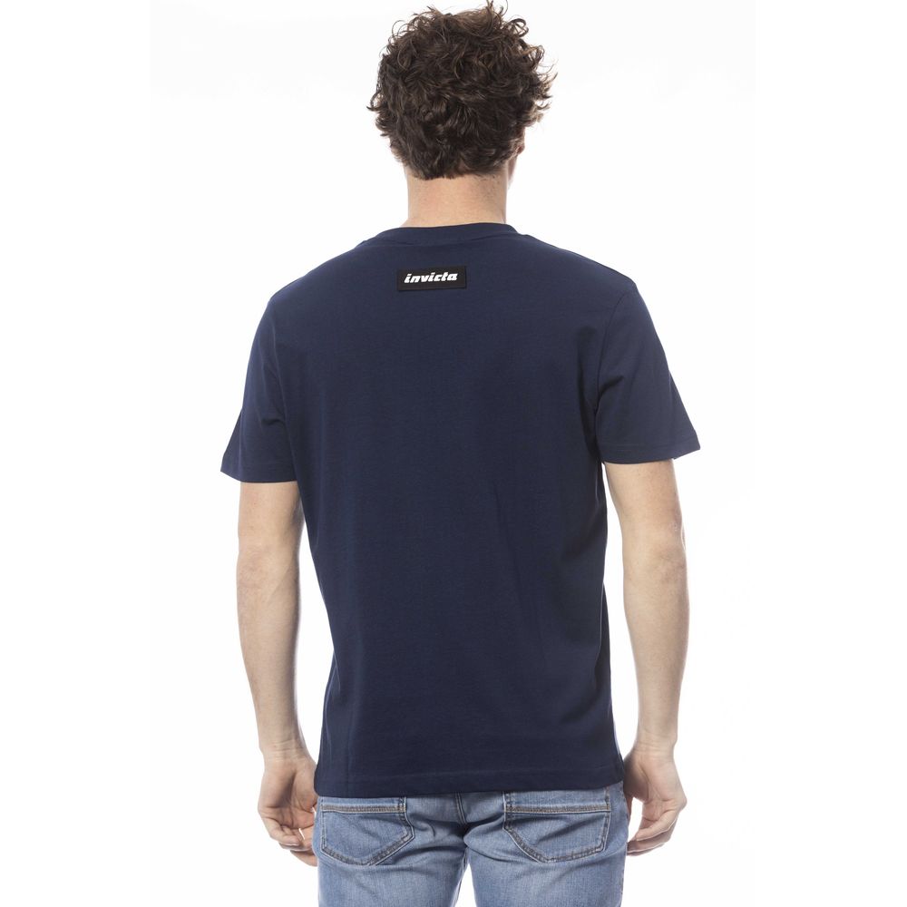 Invicta Blue Cotton Men T-Shirt