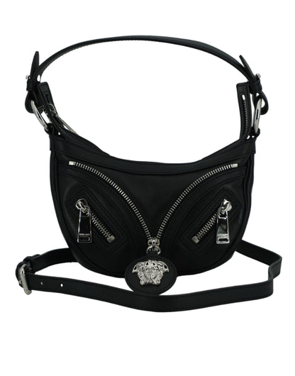 Elegante bolso de hombro mini hobo negro