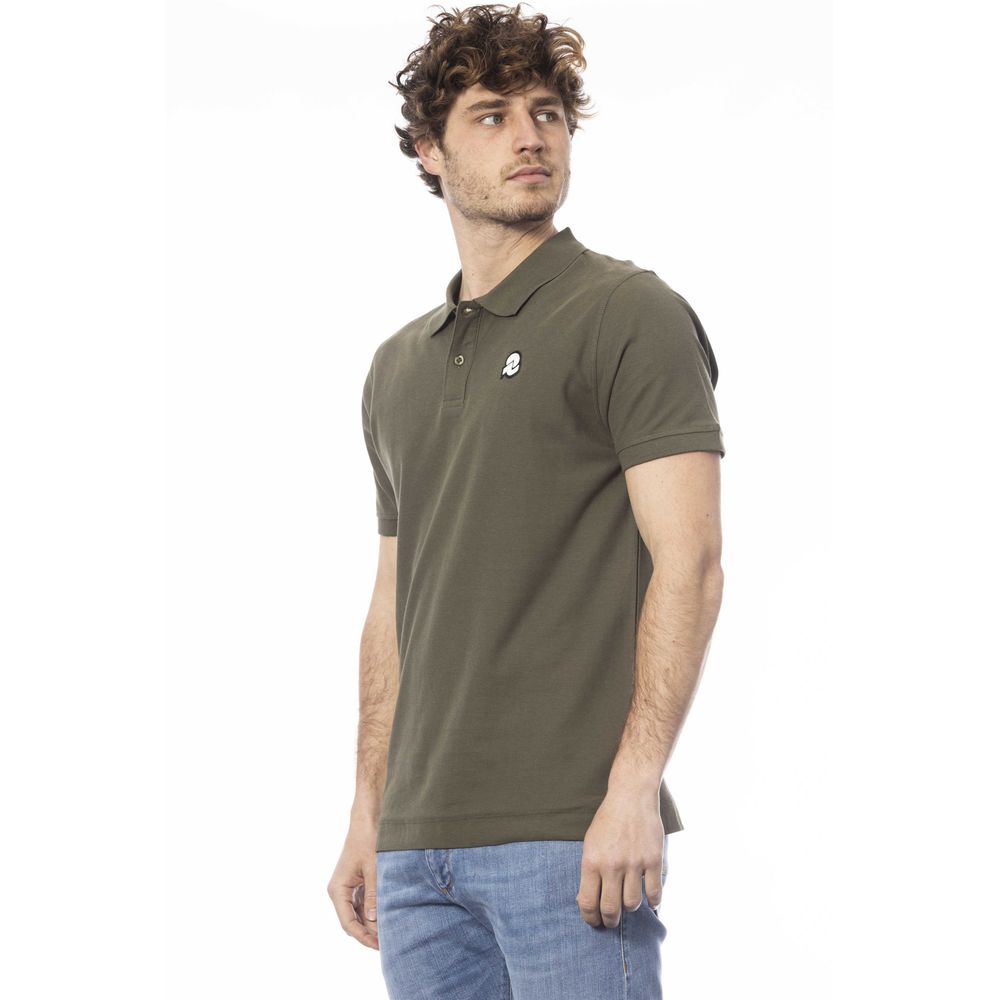 Polo de algodón verde Invicta para hombre