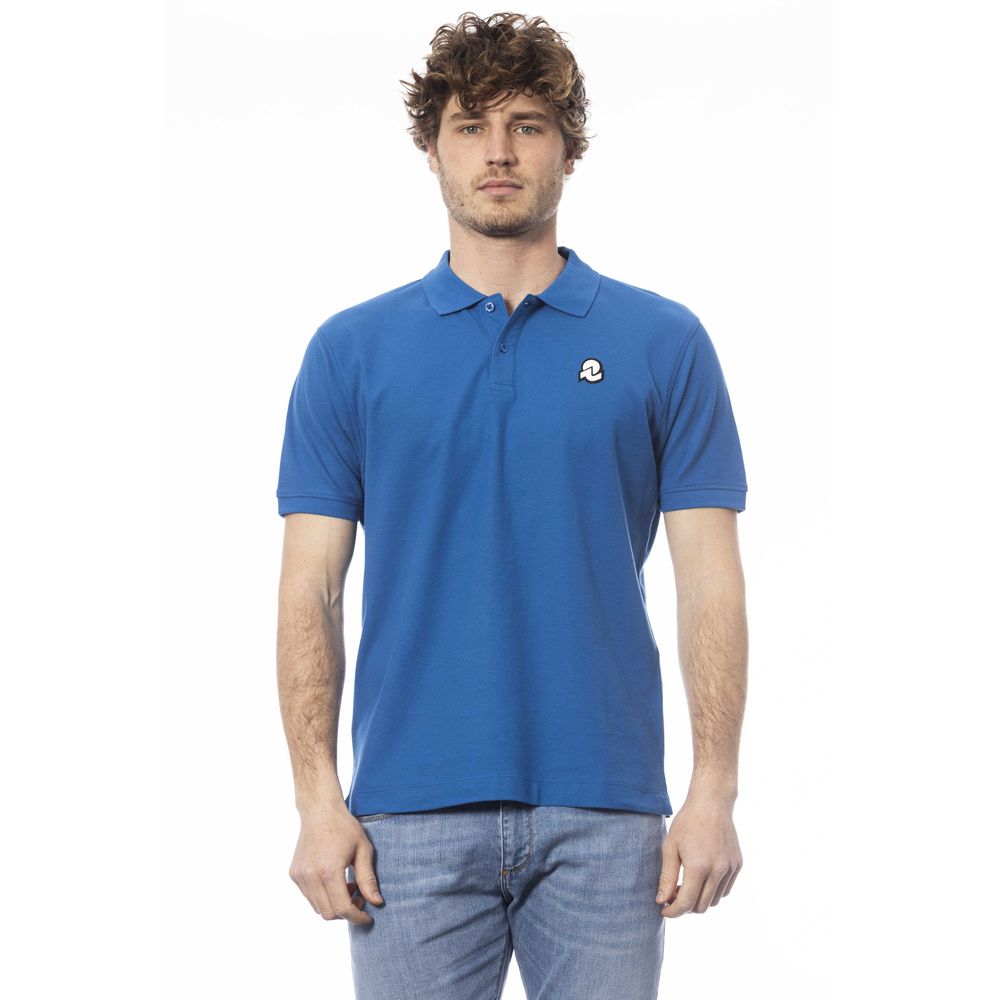 Invicta Blue Cotton Men Polo Shirt