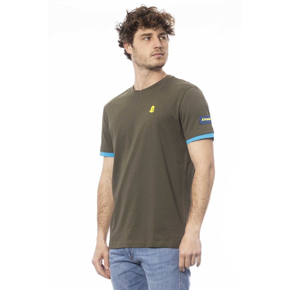 Camiseta de algodón verde Invicta para hombre