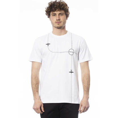 Camiseta de algodón blanca para hombre de Trussardi