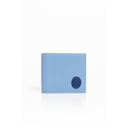 Cartera Trussardi de piel azul claro para hombre