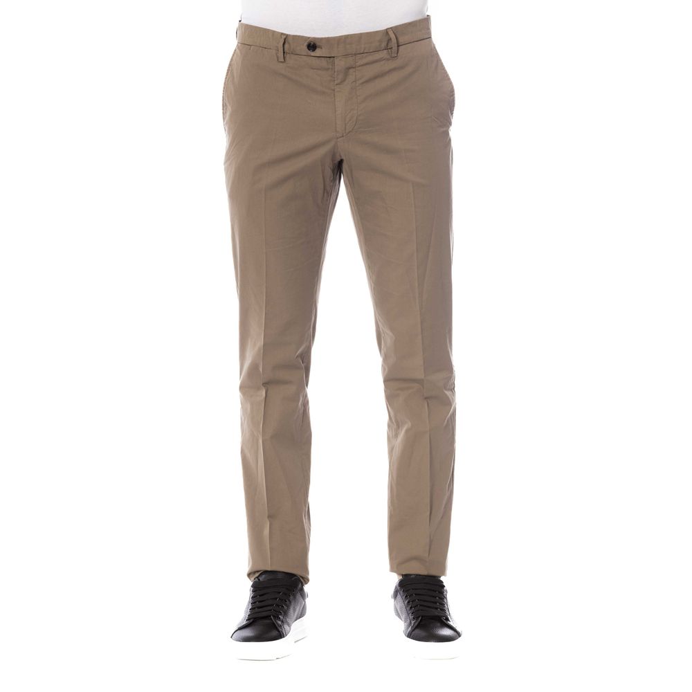Pantalón Trussardi de algodón marrón para hombre