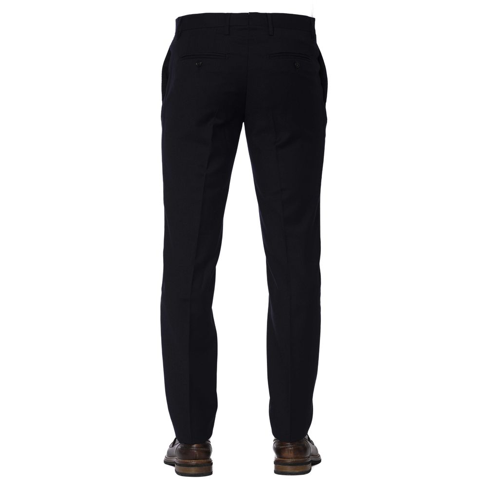 Pantalones Trussardi de lana azul para hombre