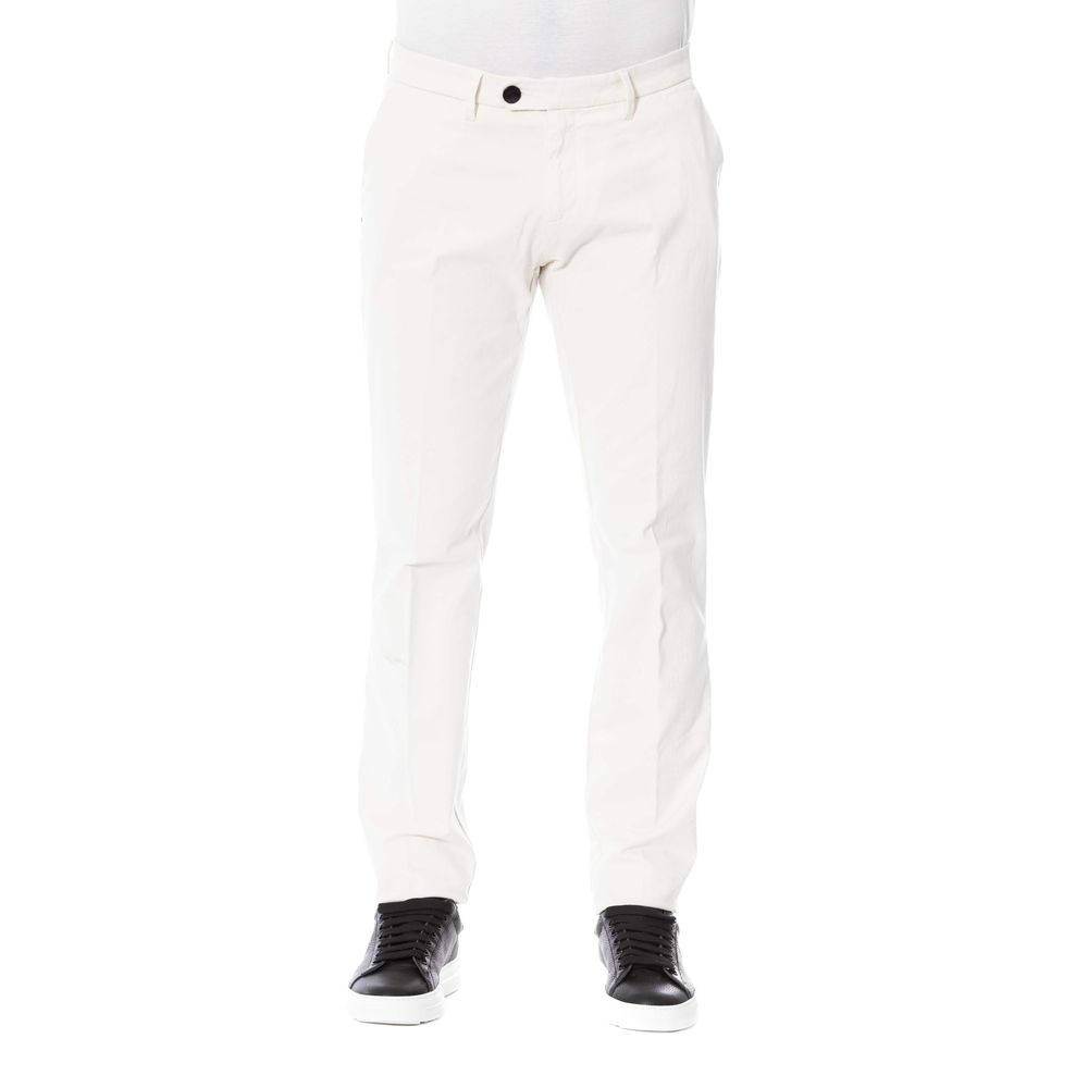 Pantalón Trussardi de algodón blanco para hombre