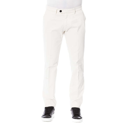 Pantalón Trussardi de algodón blanco para hombre