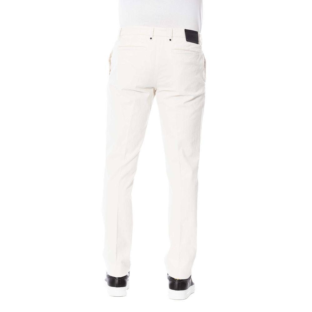 Pantalón Trussardi de algodón blanco para hombre