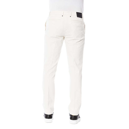 Pantalón Trussardi de algodón blanco para hombre