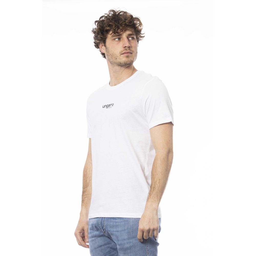 Camiseta de algodón blanca Ungaro Sport para hombre