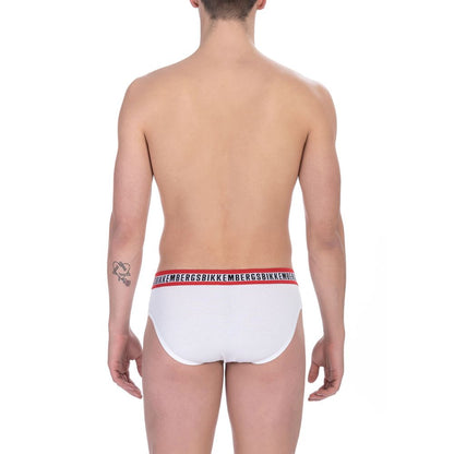 Calzoncillos Bikkembergs de algodón blanco para hombre