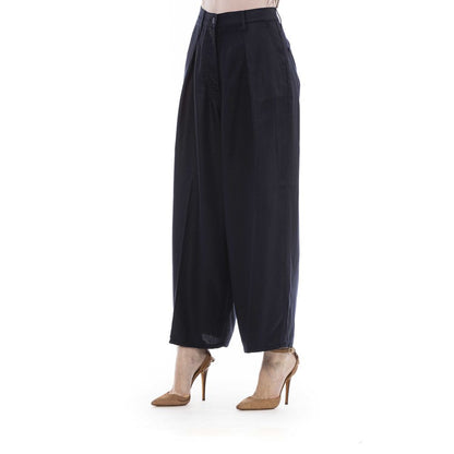 Pantalón de algodón negro para mujer de Jacob Cohen