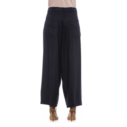 Pantalón de algodón negro para mujer de Jacob Cohen