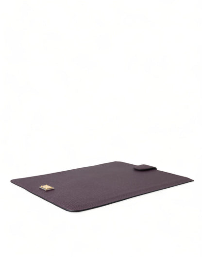 Elegant Leather Tablet Pouch in Rich Brown