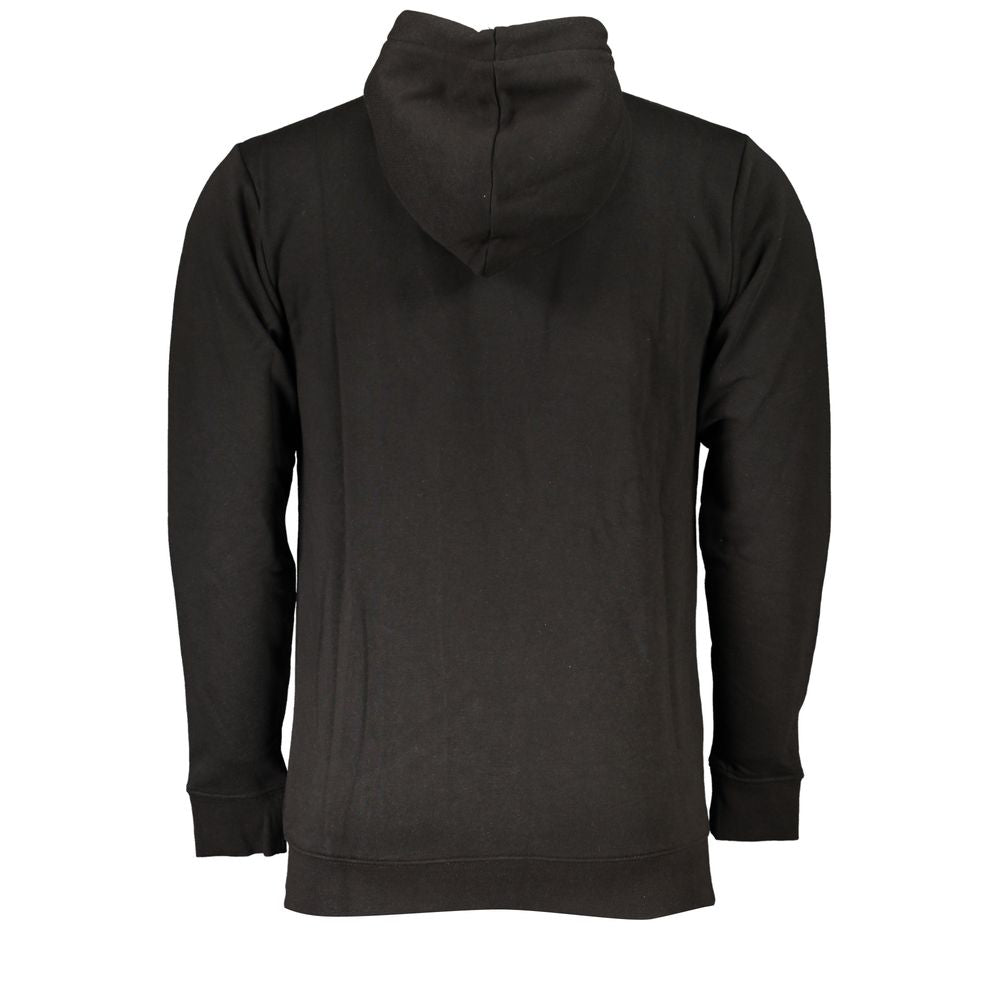 Sudadera con capucha y manga larga de color negro elegante de Cavalli Class