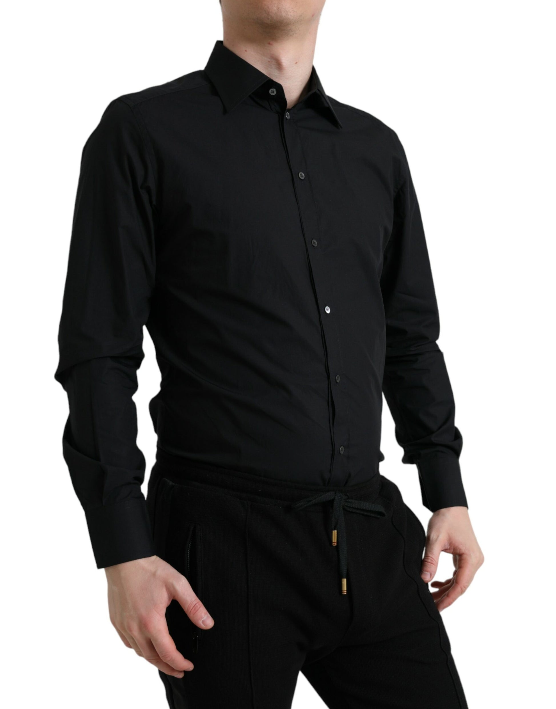 Camisa de vestir italiana elegante y ajustada de Dolce &amp; Gabbana