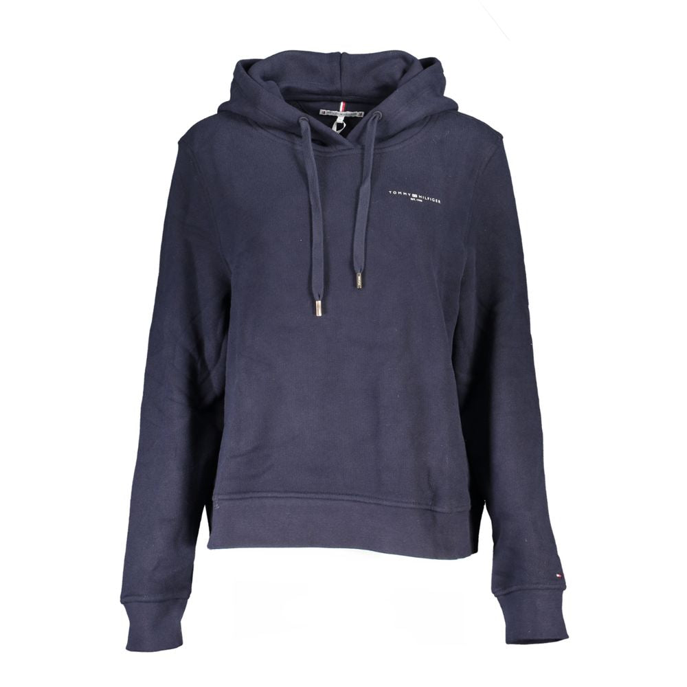 Sudadera con capucha azul elegante de Tommy Hilfiger