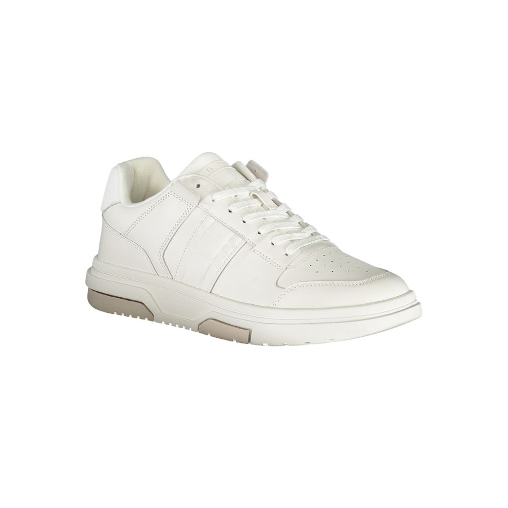 Zapatillas con cordones en contraste de Tommy Hilfiger en color blanco