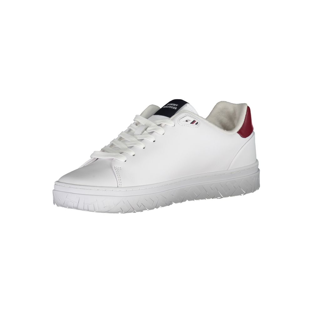 Zapatillas clásicas blancas con detalles en contraste de Tommy Hilfiger