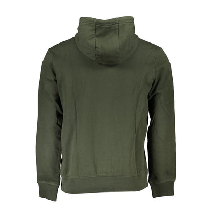 Sudadera con capucha de polar verde chic de Napapijri (corte regular)