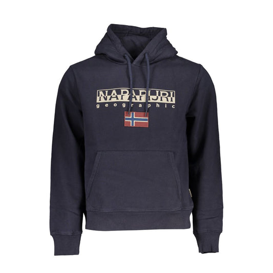 Sudadera con capucha informal azul Napapijri Elevated