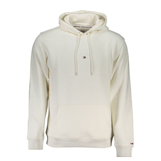Sudadera con capucha de polar blanca elegante de Tommy Hilfiger