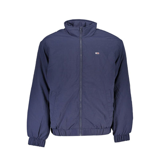 Chaqueta elegante de nailon reciclado azul de Tommy Hilfiger