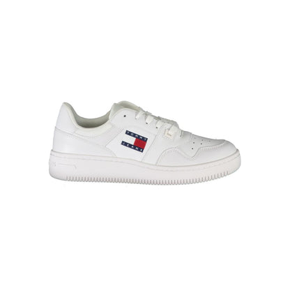 Zapatillas clásicas blancas con cordones y detalles en contraste de Tommy Hilfiger
