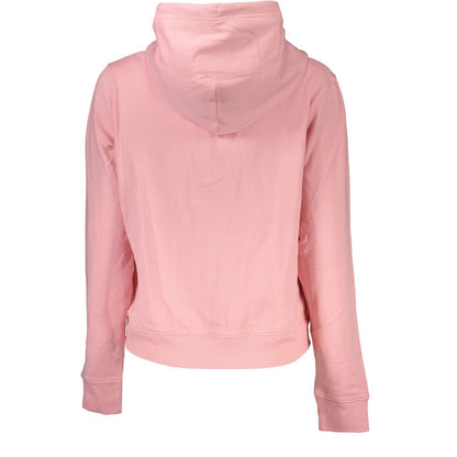 Sudadera con capucha y forro polar elegante de Tommy Hilfiger en color rosa