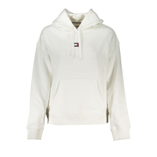 Sudadera con capucha blanca elegante de Tommy Hilfiger