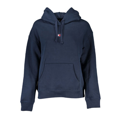 Sudadera con capucha azul elegante con detalle de logotipo de Tommy Hilfiger