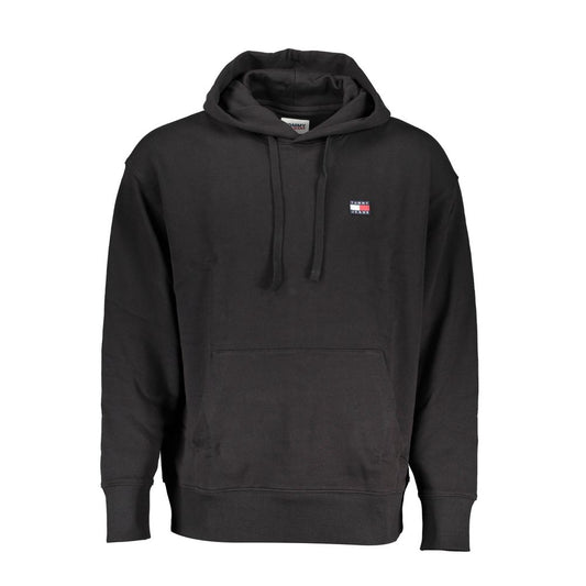 Sudadera elegante de algodón con capucha y logotipo de Tommy Hilfiger